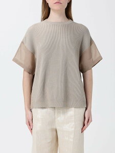 �u���l���N�`�l�� BRUNELLO CUCINELLI �Z�[�^�[ �j�b�g�E�F�A ���f�B�[�X �x�[�W�� Knitwear M19259500 �֐� �������� 2026SS gi