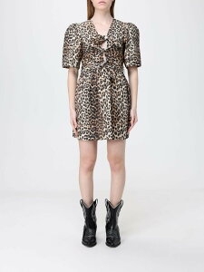 �K�j�[ GANNI �����s�[�X �h���X ���f�B�[�X �u���E�� Dresses A1030250 �֐� �������� 2026SS gi