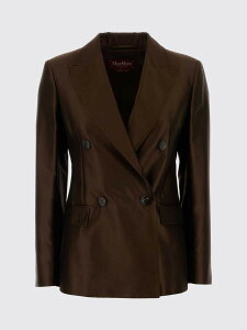 �}�b�N�X�}�[�� �X�e���f�B�I MAX MARA STUDIO �X�[�c�W���P�b�g �X�[�c �W���P�b�g ���f�B�[�X �u���E�� Suit Jackets 2616041081600 �֐� �������� 2026SS gi