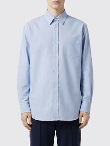 �O�b�` GUCCI �V���c �����Y �u���[ Shirts 852704ZASM7 Blue �֐� �������� 2026SS gi