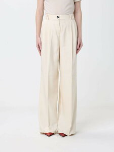 �s���R PINKO �Y�{�� �p���c ���f�B�[�X �z���C�g Trousers 106918A2W6 �֐� �������� 2026SS gi