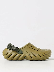 �N���b�N�X CROCS �t���b�g�V���[�Y �T���_�� �����Y �O���[�� Flat Shoes 207937 �֐� �������� 2024SS gi