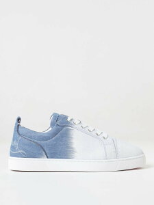 �N���X�`�������u�^�� CHRISTIAN LOUBOUTIN �X�j�[�J�[ �����Y �u���[ Sneakers 3240663 �֐� �������� 2024AW gi