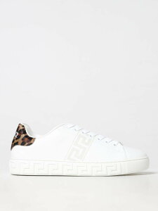 ���F���T�[�` VERSACE �X�j�[�J�[ ���f�B�[�X �z���C�g Sneakers 10135681A12423 �֐� �������� 2024AW gi