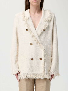 �G���U�x�b�^ �t�����L ELISABETTA FRANCHI �X�[�c�W���P�b�g �X�[�c �W���P�b�g ���f�B�[�X �z���C�g Suit Jackets MK11R62E2 �֐� �������� 2026SS gi