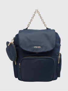 �����[ �W���[ LIU JO �����b�N�T�b�N �o�b�N�p�b�N ���f�B�[�X �u���[ Backpacks and bum bags AA6174T382A �֐� �������� 2026SS gi