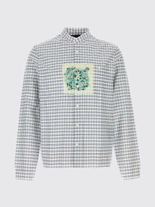 �v���_ PRADA �V���c �����Y �u���[ Shirts UCN641SWMO18WR �֐� �������� 2026SS gi