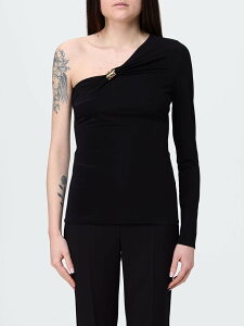 �G���U�x�b�^ �t�����L ELISABETTA FRANCHI T�V���c �g�b�v�X ���f�B�[�X �u���b�N T-shirts and tops MD03062E2 �֐� �������� 2026SS gi