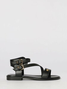 �G���U�x�b�^ �t�����L ELISABETTA FRANCHI LA MIA BAMBINA �o���G�V���[�Y �V���[�Y �K�[���Y �u���b�N Ballet flats F4A2E05731733 �֐� �������� 2026SS gi