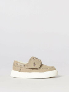 �|���E�����t���[���� POLO RALPH LAUREN �_�[�r�[�V���[�Y �V���[�Y �{�[�C�Y �x�[�W�� Derby shoes RL04223256 ~ �֐� �������� 2026SS gi