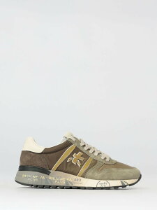 �v���~�A�[�^ PREMIATA �X�j�[�J�[ �����Y �u���E�� Sneakers LANDER �֐� �������� 2026SS gi
