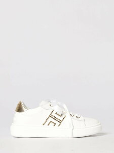 �G���U�x�b�^ �t�����L ELISABETTA FRANCHI LA MIA BAMBINA ����X�j�[�J�[ �X�j�[�J�[ �K�[���Y �z���C�g High top sneakers F4A9E05040092 �֐� �������� 2026SS gi