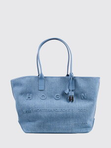�z�[�K�� HOGAN �g�[�g�o�b�O ���f�B�[�X �u���[ Tote bags KBW01TA4300UU8 �֐� �������� 2026SS gi