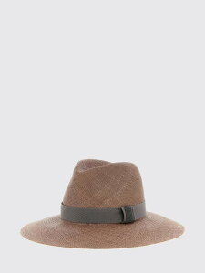 �u���l���N�`�l�� BRUNELLO CUCINELLI �n�b�g �X�q ���f�B�[�X �u���E�� Hats MCAP90019 �֐� �������� 2026SS gi