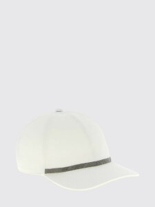�u���l���N�`�l�� BRUNELLO CUCINELLI �n�b�g �X�q ���f�B�[�X �z���C�g Hats MCAP90011 �֐� �������� 2026SS gi