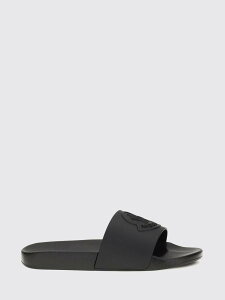 �����N���[�� MONCLER �t���b�g�V���[�Y �T���_�� �����Y �u���b�N Flat Shoes L109A4C00040M2999 �֐� �������� 2026SS gi