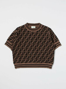 FENDI FENDI �N���[�l�b�N�W�����p�[ �j�b�g�E�F�A �K�[���Y Crew neck jumpers JFG069AEYD �֐� �������� 2026SS gi