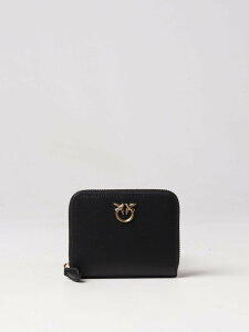 �s���R PINKO �J�[�h�z���_�[ ���z ���f�B�[�X �u���b�N Wallets and Card Holders 100249A0F1 �֐� �������� 2025AW gi