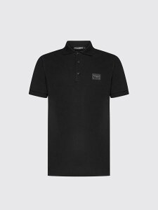 �h���`�F&�K�b�o�[�i DOLCE&GABBANA �|���V���c �����Y �u���b�N Polo shirts G8PL4TG7F2H �֐� �������� 2025AW gi