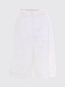 �}�b�N�X�}�[�� �X�e���f�B�I MAX MARA STUDIO �f�j���V���[�c �V���[�c ���f�B�[�X �z���C�g Denim shorts 2616141012600 White �֐� �������� 2026SS gi