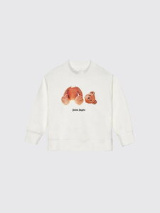 �p�[���E�G���W�F���X PALM ANGELS �N���[�l�b�N�W�����p�[ �j�b�g�E�F�A �{�[�C�Y �x�[�W�� Crew neck jumpers PBBA012S26FLE002 �֐� �������� 2026SS gi