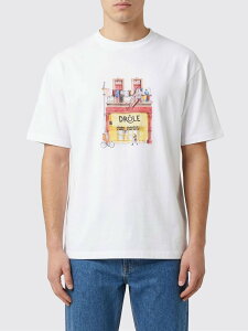 �h���[�� �h ���b�V�� DROLE DE MONSIEUR T�V���c �����Y �z���C�g T-shirts KTS300CO002 �֐� �������� 2026SS gi