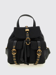 �s���R PINKO �����b�N�T�b�N �o�b�N�p�b�N ���f�B�[�X �u���b�N Backpacks and bum bags 106053A358 �֐� �������� 2026SS gi