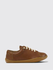�J���y�[�� CAMPER �t���b�g�X�j�[�J�[ �X�j�[�J�[ �{�[�C�Y �u���E�� Flat sneakers 80003-160 PEU �֐� �������� 2026SS gi