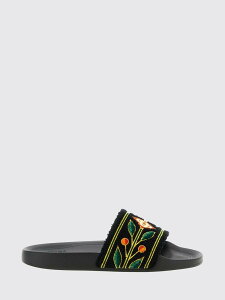�J�T�u�����J CASABLANCA �t���b�g�V���[�Y �T���_�� �����Y �u���b�N Flat Shoes ASP26FW058 �֐� �������� 2026SS gi