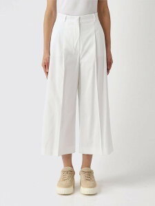 �}�b�N�X�}�[�� �X�e���f�B�I MAX MARA STUDIO �Y�{�� �p���c ���f�B�[�X �z���C�g Trousers 2616131112600 �֐� �������� 2026SS gi