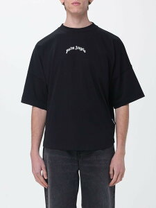 �p�[�� �G���W�F���X PALM ANGELS T�V���c �����Y �u���b�N T-shirts PMA10BS26JER007 �֐� �������� 2026SS gi