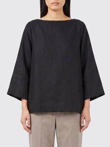 �U ���E THE ROW T�V���c �g�b�v�X ���f�B�[�X �u���b�N T-shirts and tops 10843W4357 �֐� �������� 2026SS gi