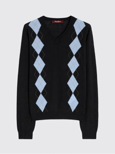 �}�b�N�X�}�[�� �X�e���f�B�I MAX MARA STUDIO �Z�[�^�[ �j�b�g�E�F�A ���f�B�[�X �u���[ Knitwear 266361016106 �֐� �������� 2026SS gi