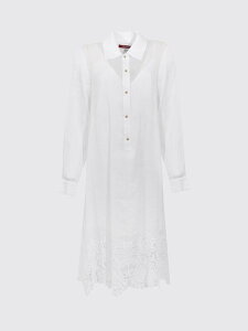 �}�b�N�X�}�[�� �X�e���f�B�I MAX MARA STUDIO �����s�[�X �h���X ���f�B�[�X �z���C�g Dresses 2616231012600 White �֐� �������� 2026SS gi