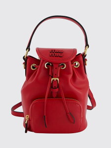 �~���E �~���E MIU MIU �����b�N�T�b�N �o�b�N�p�b�N ���f�B�[�X ���b�h Backpacks and bum bags 5BZ045VOOM2CRW �֐� �������� 2026SS gi