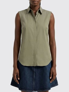 �u���l���N�`�l�� BRUNELLO CUCINELLI �V���c ���f�B�[�X �O���[�� Shirts M0091MA616 Green �֐� �������� 2026SS gi