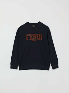 FENDI FENDI �N���[�l�b�N�W�����p�[ �j�b�g�E�F�A �K�[���Y �u���[ Crew neck jumpers JMH1975V0 Blue �֐� �������� 2026SS gi