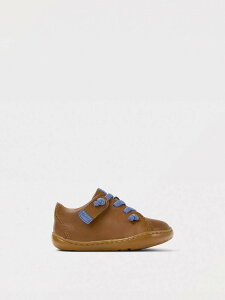 �J���y�[�� CAMPER �t���b�g�X�j�[�J�[ �X�j�[�J�[ �{�[�C�Y �u���E�� Flat sneakers 80212-112 PEU �֐� �������� 2025SS gi