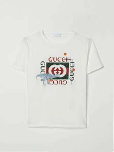 �O�b�` GUCCI �����O�X���[�uT�V���c T�V���c �{�[�C�Y �z���C�g Long sleeve t-shirts 575114XJHFH �֐� �������� 2025AW gi