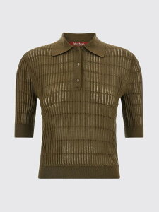 �}�b�N�X�}�[�� �X�e���f�B�I MAX MARA STUDIO �|���V���c ���f�B�[�X �O���[�� Polo 2616361051600 Green �֐� �������� 2026SS gi