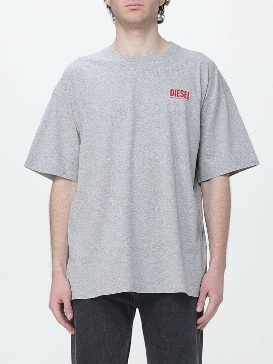 楽天市場】ディーゼル DIESEL Tシャツ メンズ グレー T-shirts 