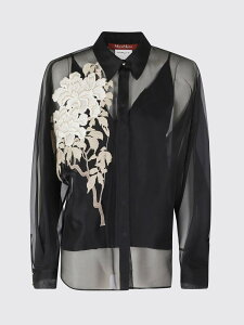�}�b�N�X�}�[�� �X�e���f�B�I MAX MARA STUDIO �V���c ���f�B�[�X �u���b�N Shirts 2616261014600 �֐� �������� 2026SS gi