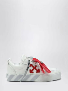 �I�t �z���C�g OFF-WHITE �t���b�g�X�j�[�J�[ �X�j�[�J�[ �{�[�C�Y �z���C�g Flat sneakers OBIA003S26BLEA001 �֐� �������� 2026SS gi