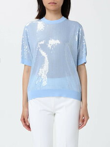 �����[ �W���[ LIU JO �Z�[�^�[ �j�b�g�E�F�A ���f�B�[�X �u���[ Knitwear WA6216MA68R �֐� �������� 2026SS gi