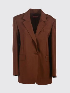 �}�b�N�X�}�[�� �X�e���f�B�I MAX MARA STUDIO �X�[�c�W���P�b�g �X�[�c �W���P�b�g ���f�B�[�X �u���E�� Suit Jackets 2616041051600 Brown �֐� �������� 2026SS gi