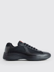 �v���_ PRADA �X�j�[�J�[ �����Y �u���b�N Sneakers 4E34006GW �֐� �������� 2025AW gi