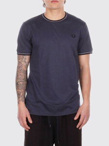 �t���b�h �y���[ FRED PERRY T�V���c �����Y �u���[ T-shirts M1588V �֐� �������� 2026SS gi