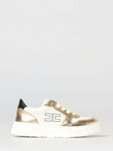 �G���U�x�b�^ �t�����L ELISABETTA FRANCHI LA MIA BAMBINA ����X�j�[�J�[ �X�j�[�J�[ �K�[���Y �z���C�g High top sneakers F4A9E05210092 �֐� �������� 2026SS gi