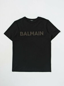 �o���}�� BALMAIN �����O�X���[�uT�V���c T�V���c �K�[���Y �u���b�N Long sleeve t-shirts BT8Q51J0177 �֐� �������� 2025AW gi