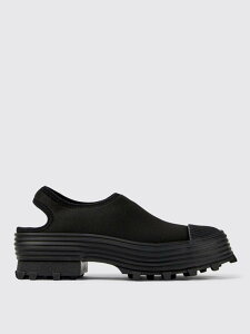 �J���y�[�����{ CAMPERLAB �t���b�g�V���[�Y �t���b�g�V���[�Y ���f�B�[�X �u���b�N Flat Shoes A500021-001 TRAKTORI �֐� �������� 2024SS gi